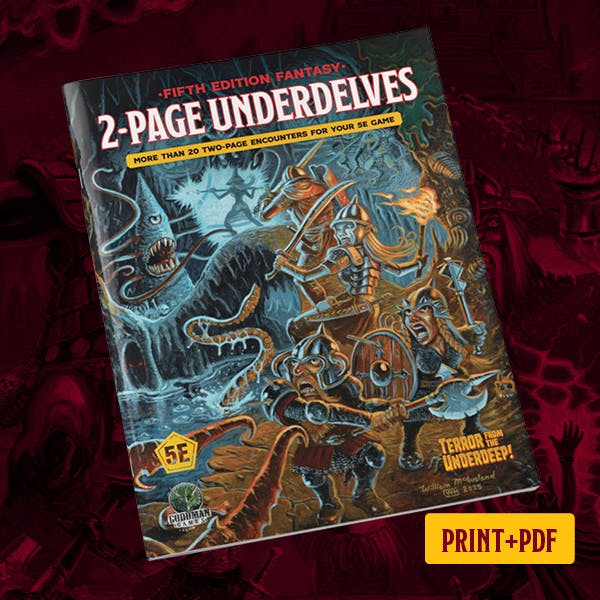 2-Page UnderDelves (Print+PDF)