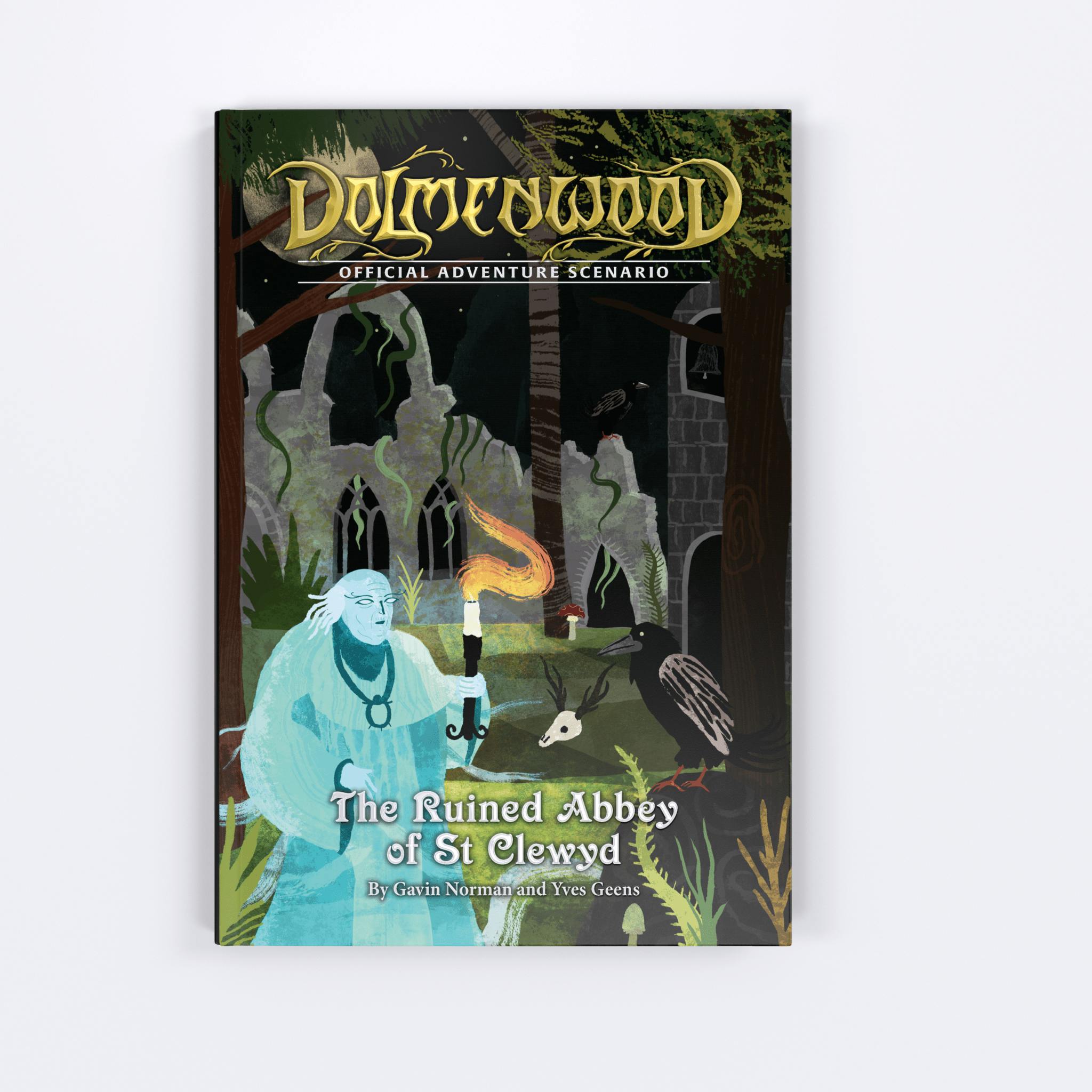 Dolmenwood Official Adventure Scenario: The Ruined Abbey of St Clewyd - Hardcover Book + PDF