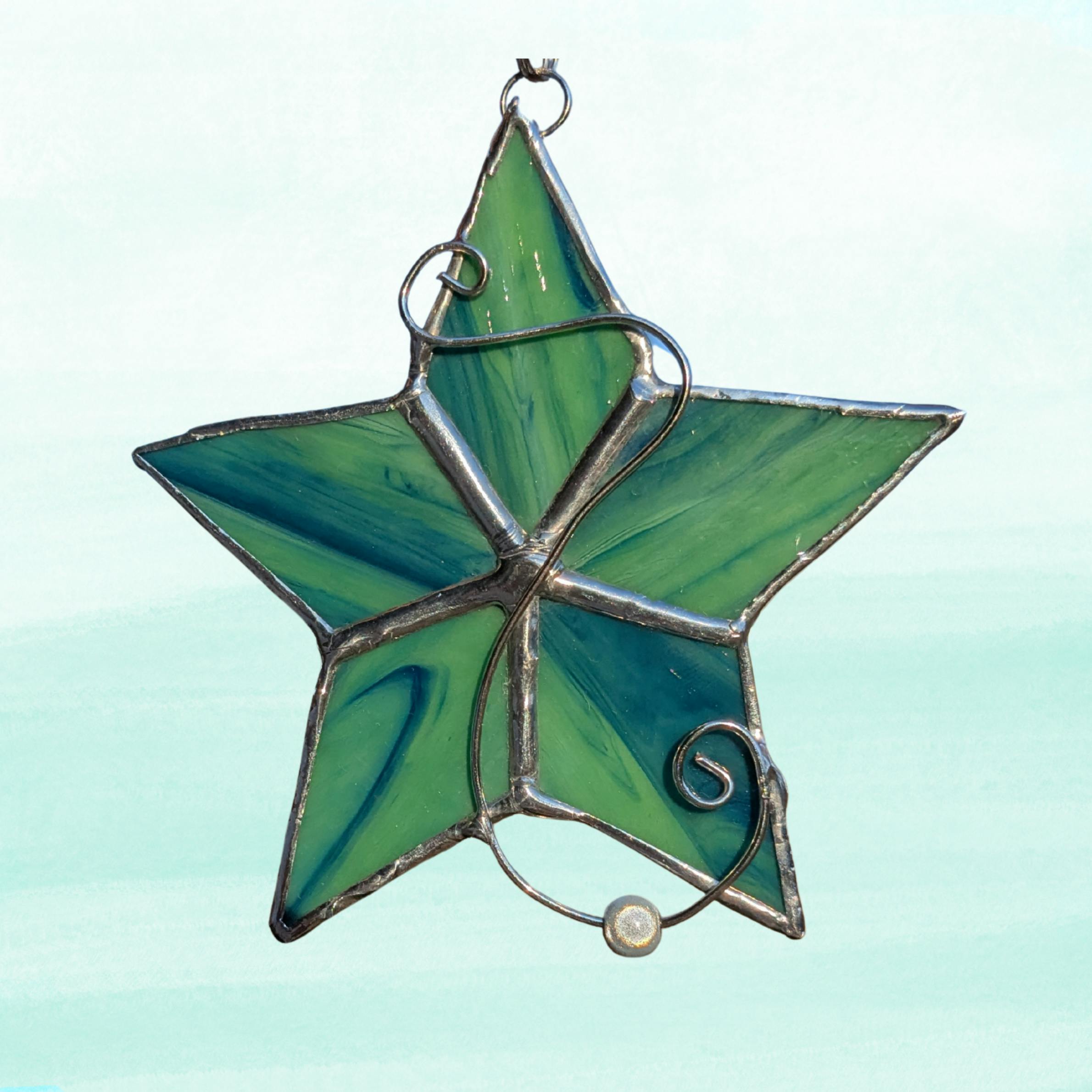 Green Star Ornament