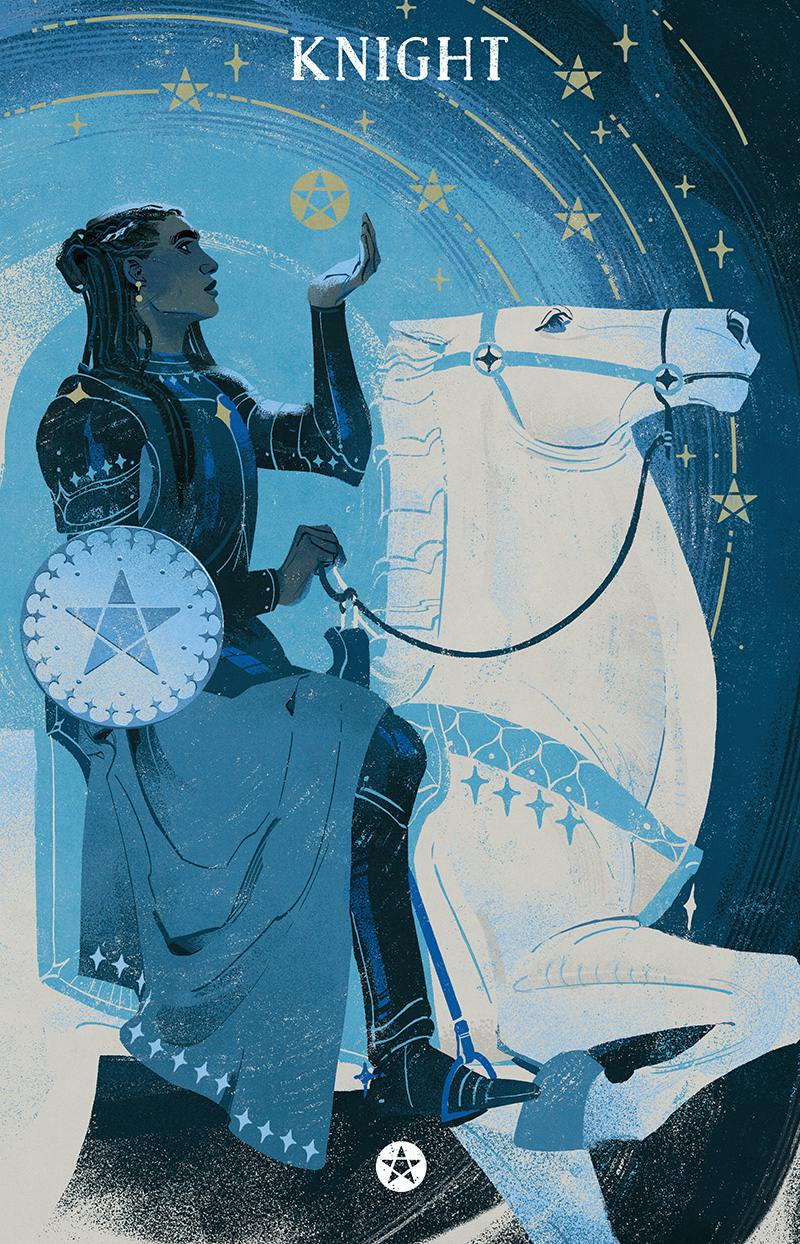 [KNIGHT OF PENTACLES] Leave well enough alone, and hurry to the flagship.