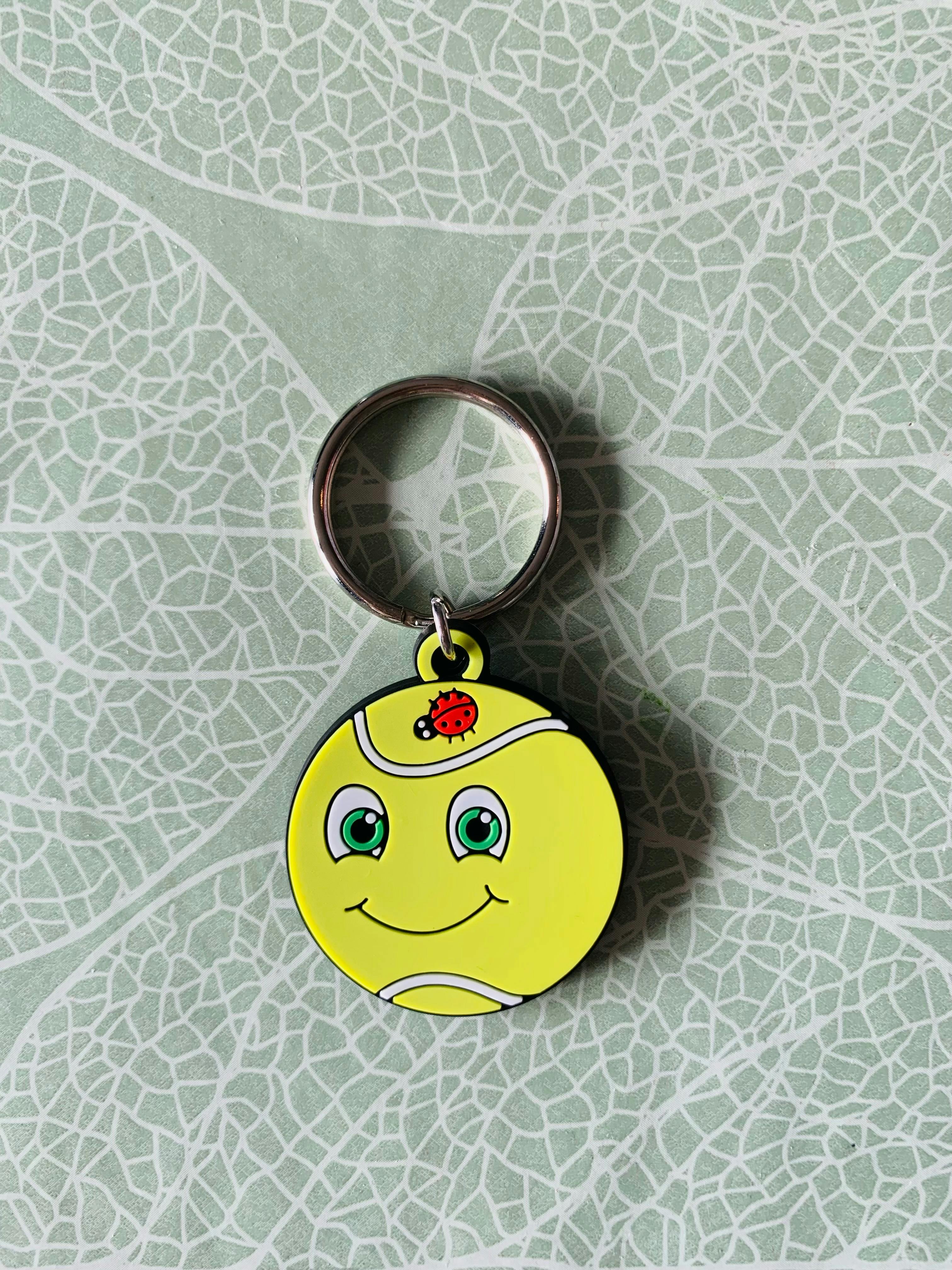 ⭐️ Tennisball keyring rubber/pvs ⭐️