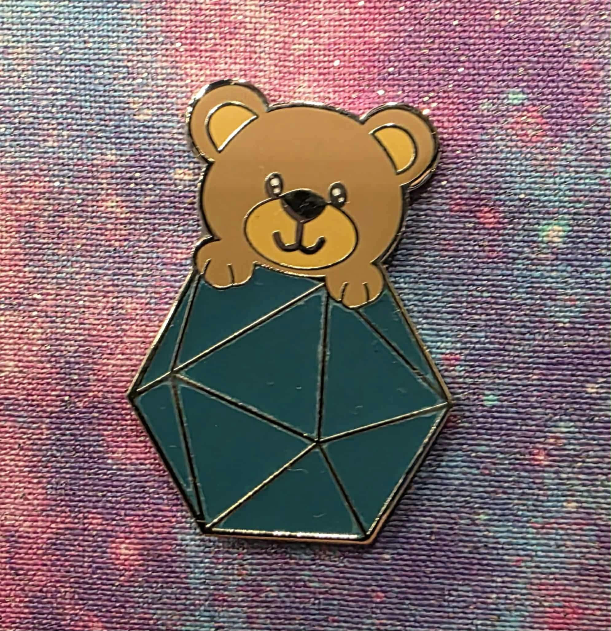 Teddy Bear D20 Pin