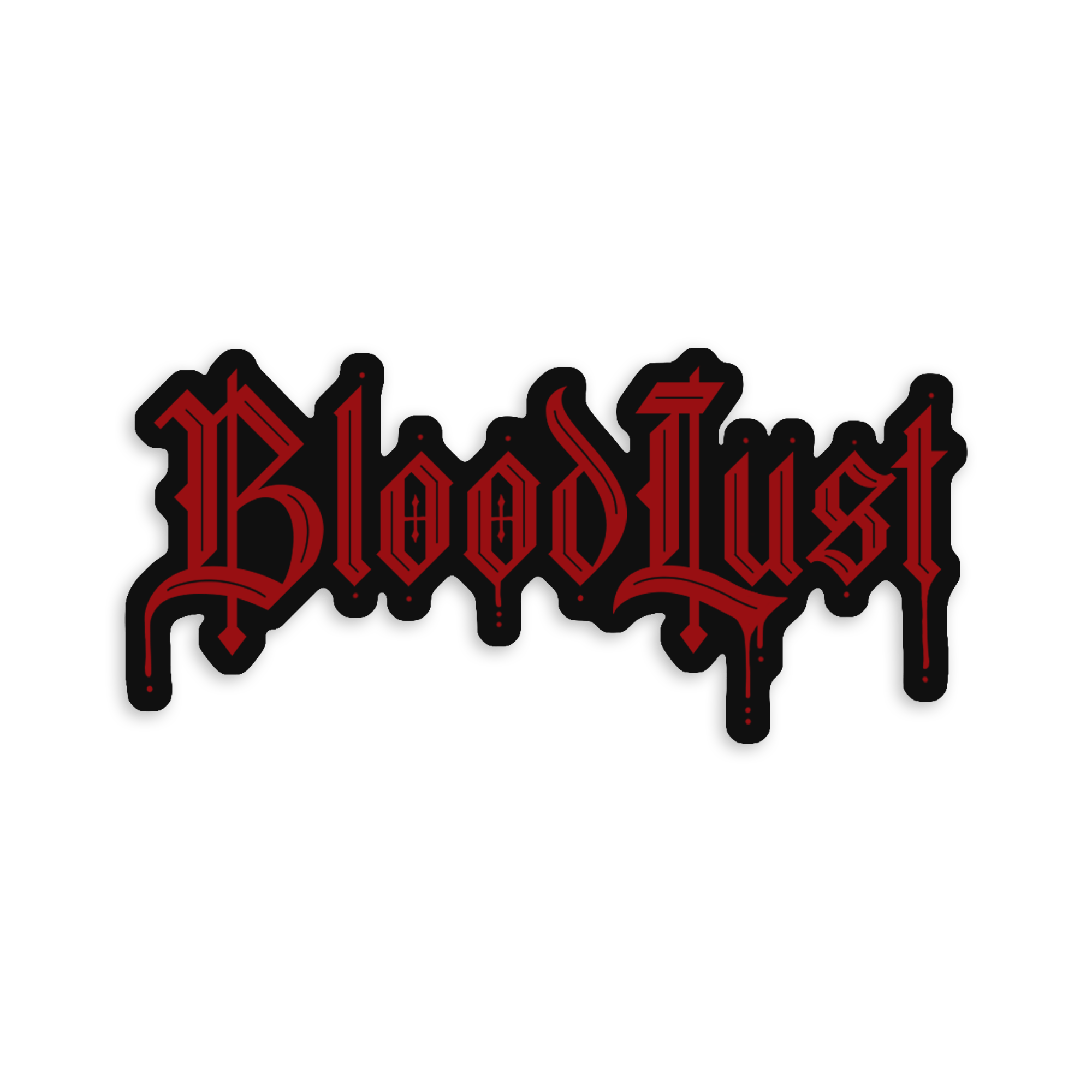 BloodLust Logo Sticker