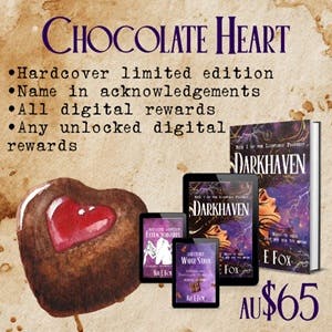 Chocolate Heart level graphic depicting items as described below for AU$65