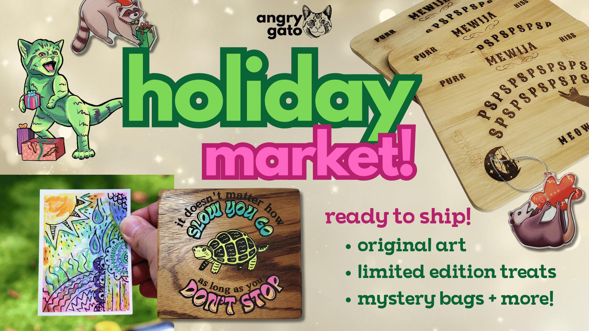 Angry Gato's Holiday Market