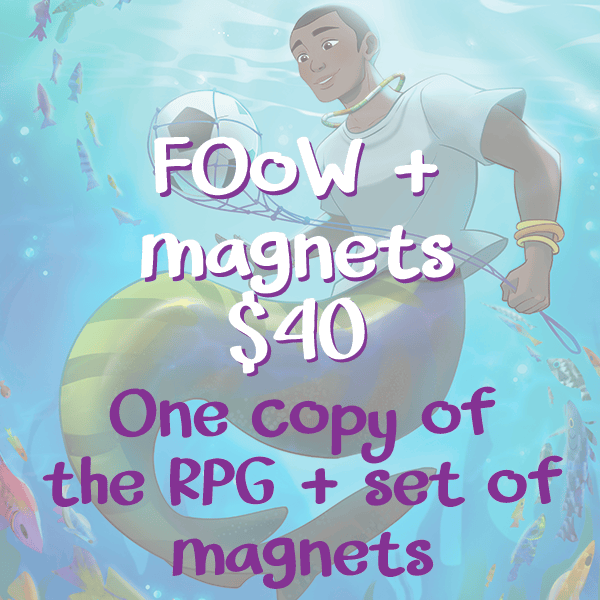 Fish Out of Water RPG and magnet pack