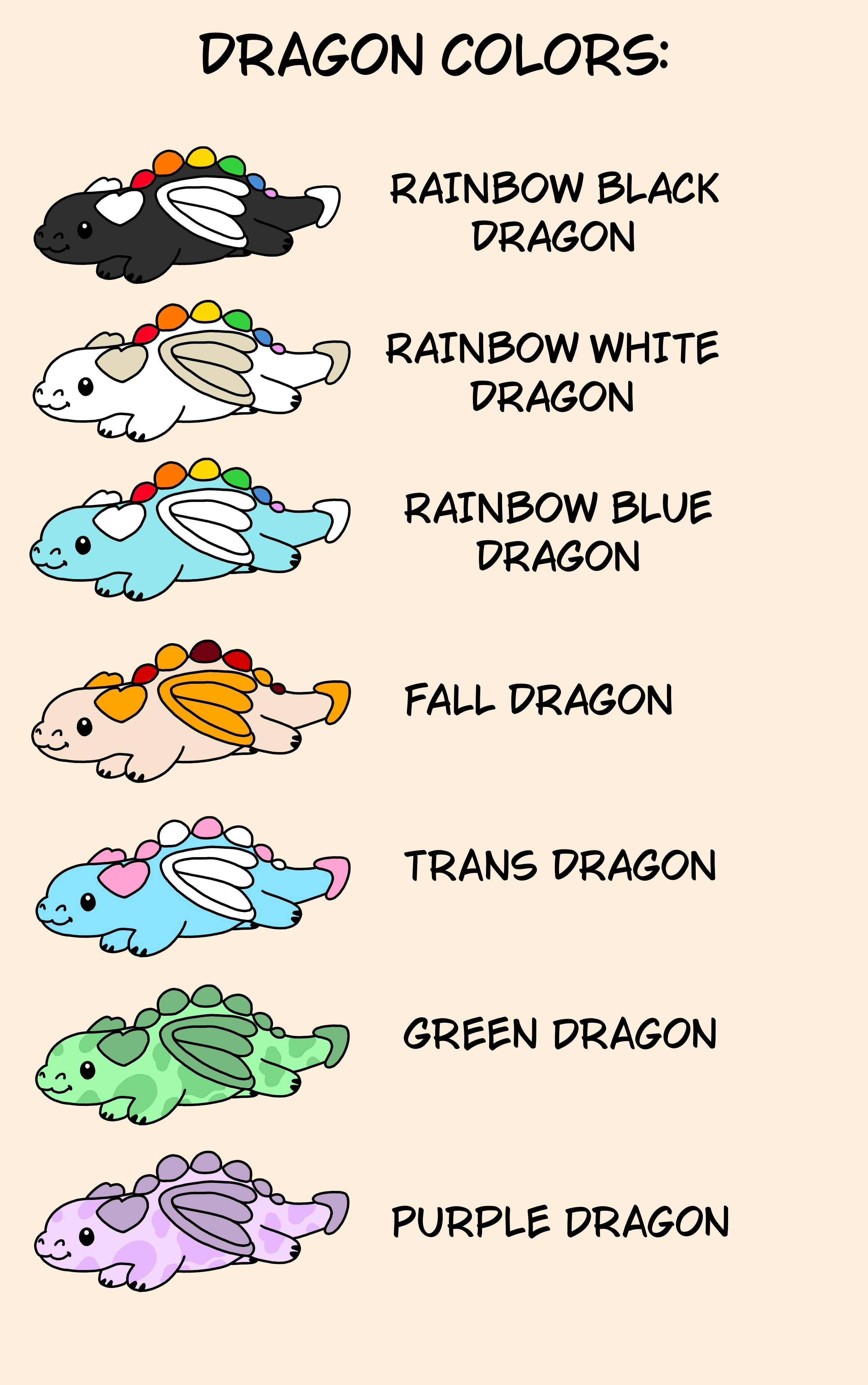 ⭐️All 7 dragon enamel pins⭐️