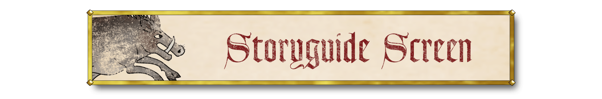 Storyguide Screen