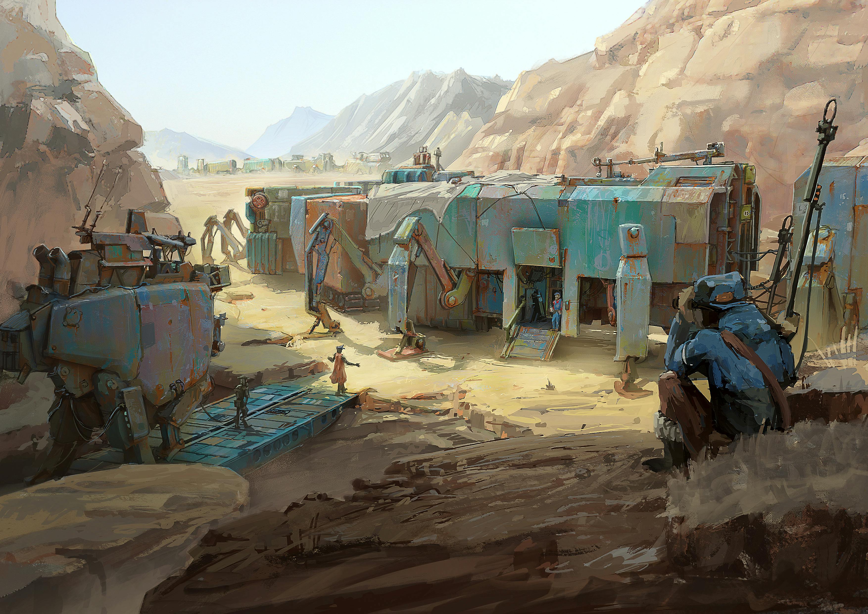 Union Crawler Art by Hamish Frater