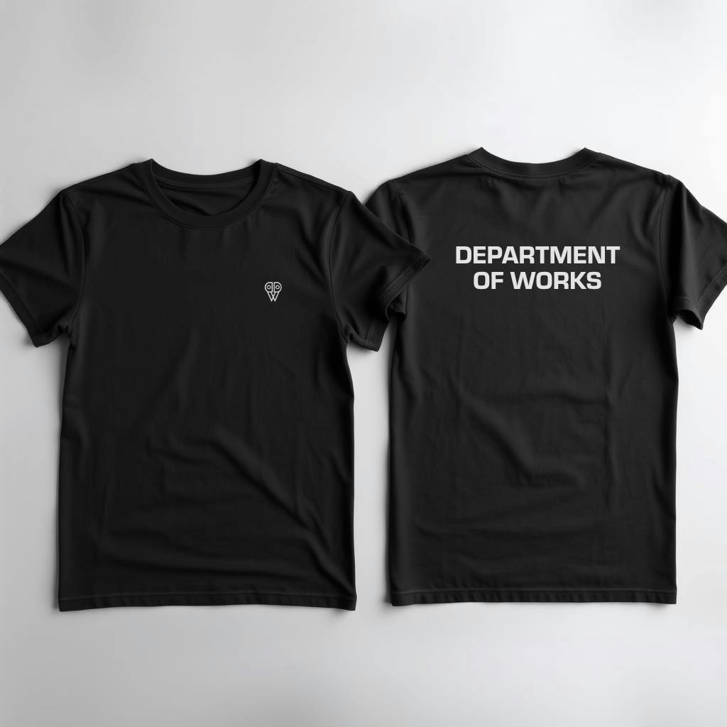 Department of Works field agent T-shirt