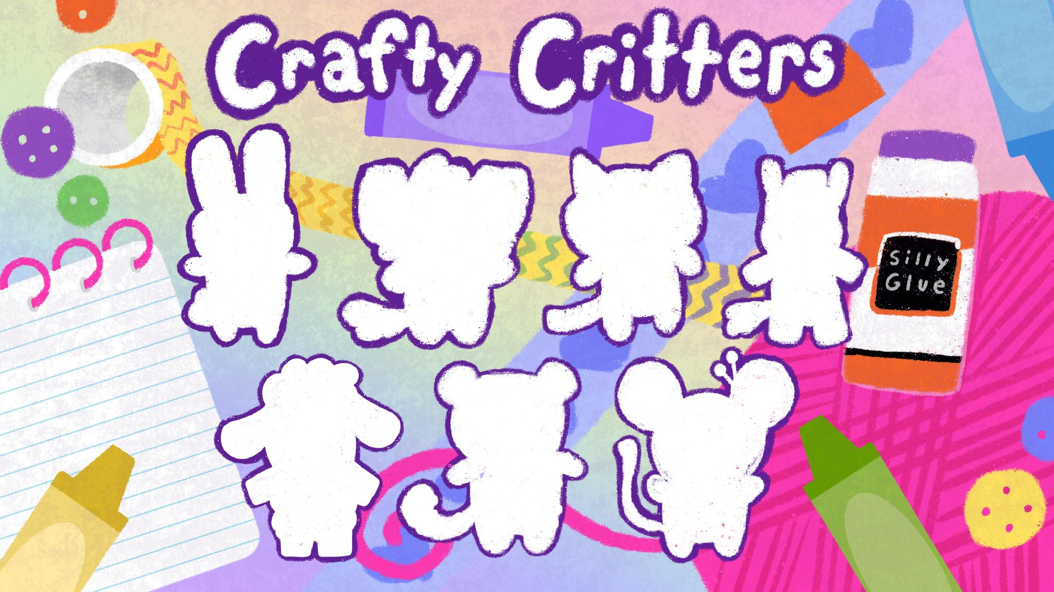 Crafty Critters - Enamel Pins
