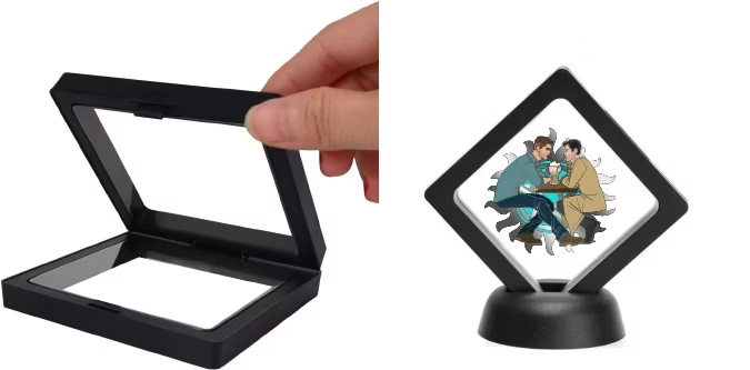 Floating Pin display - Black