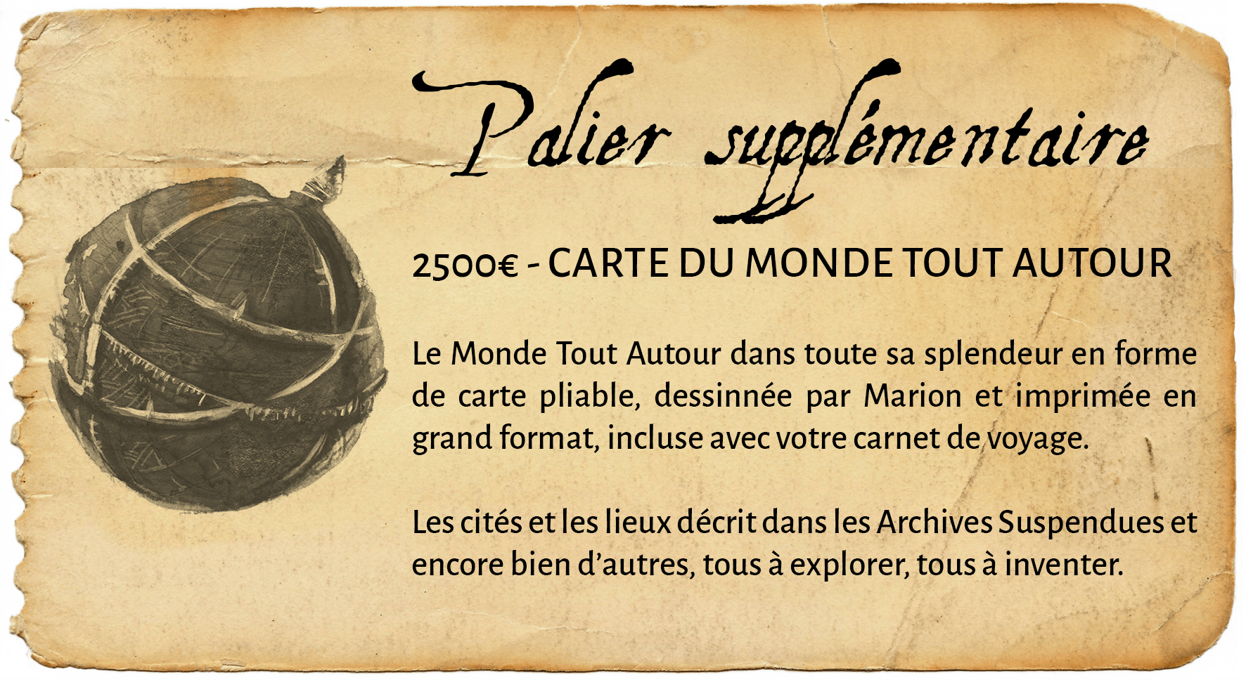 Carte du Monde Tout Autour