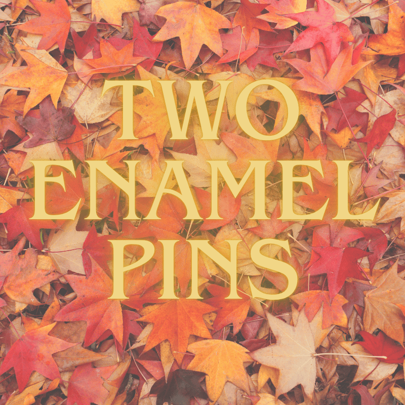 Two Enamel Pins