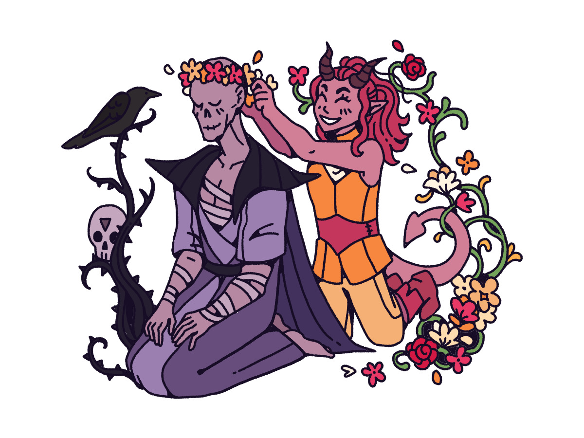 Purple/yellow colors