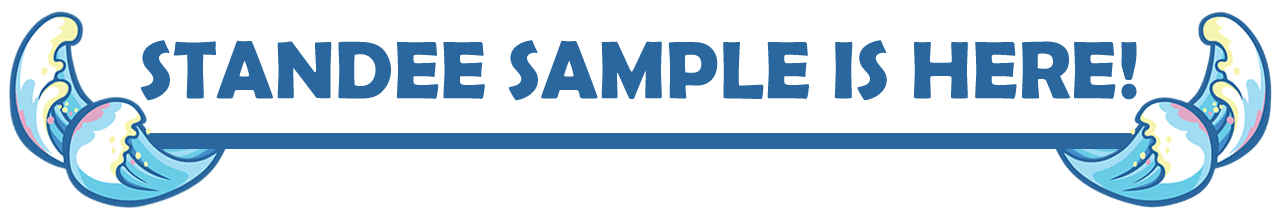 Standee sample is here!