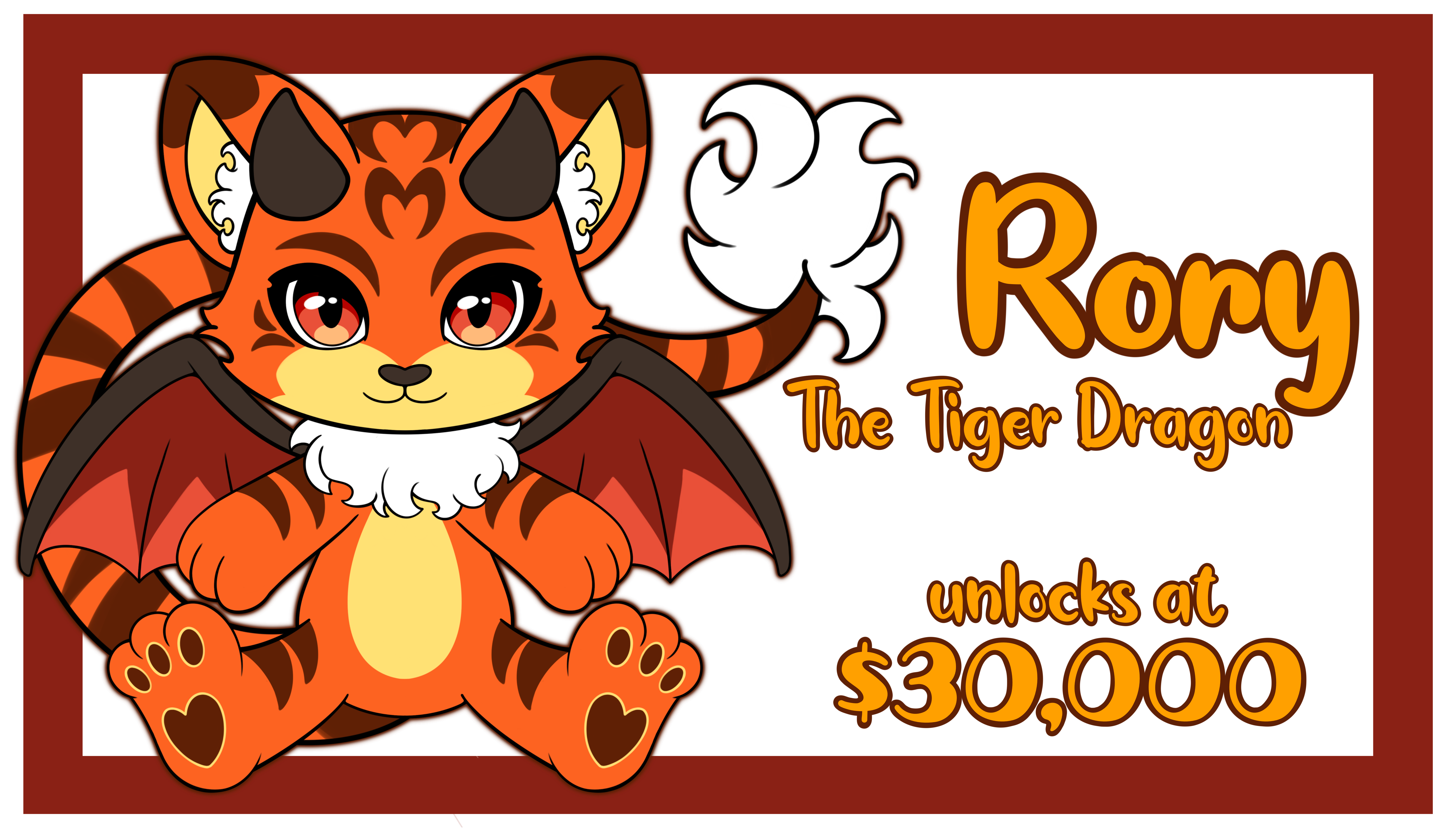 Stretch Goal: Rory the Tiger Dragon