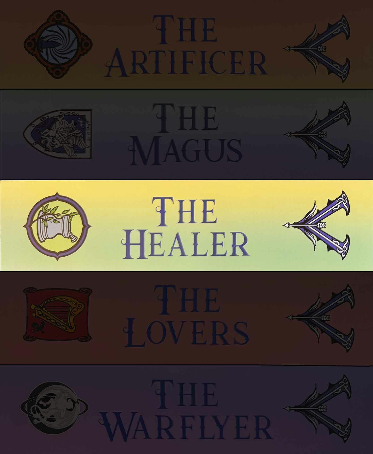 Valdemar - Bookmark – Healer, Green