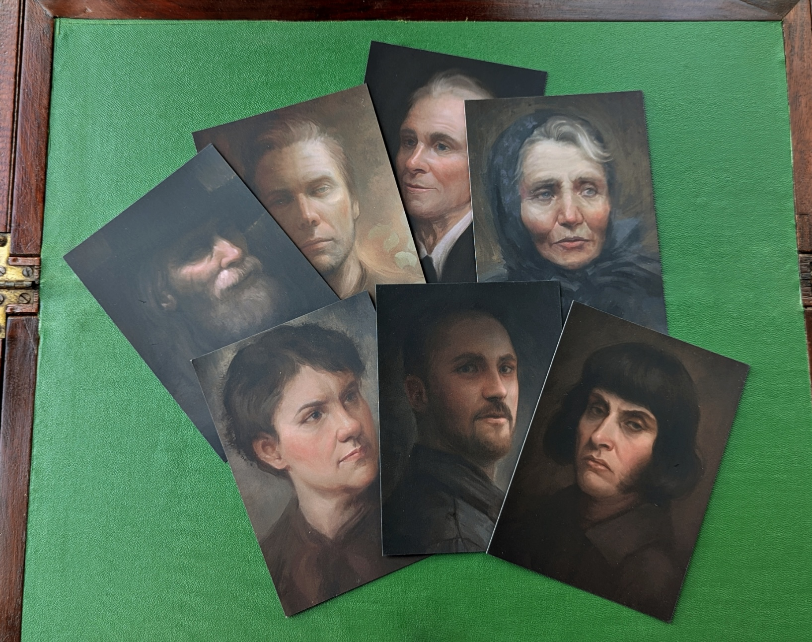 Darkened Hill & Dale - 7 Artwork Postcards (NPCs)
