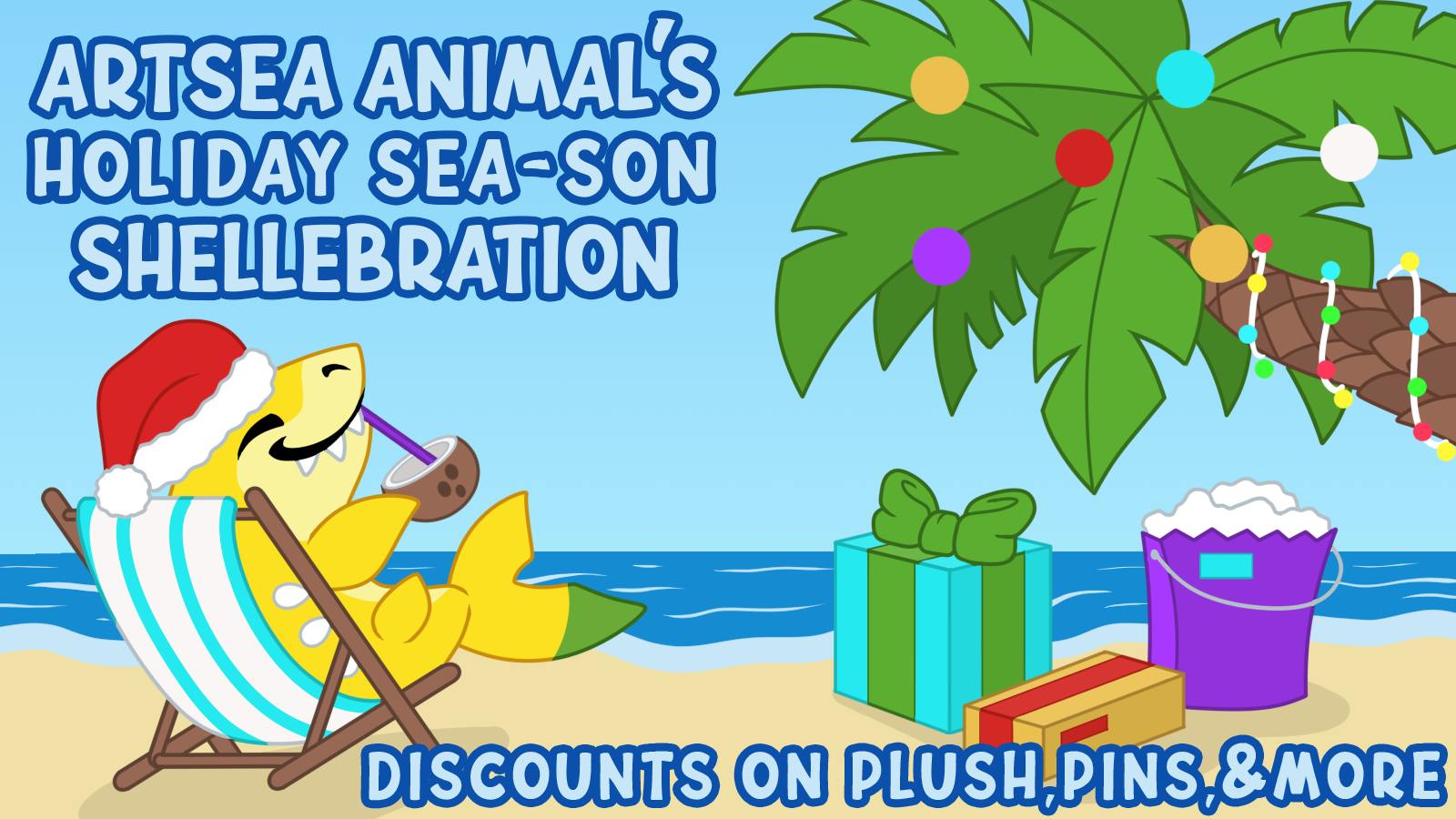 ArtSea Animal's Holiday Sea-son Shellebration