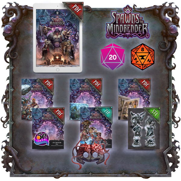🗂️ Spawns of the Mindrender Digital Bundle