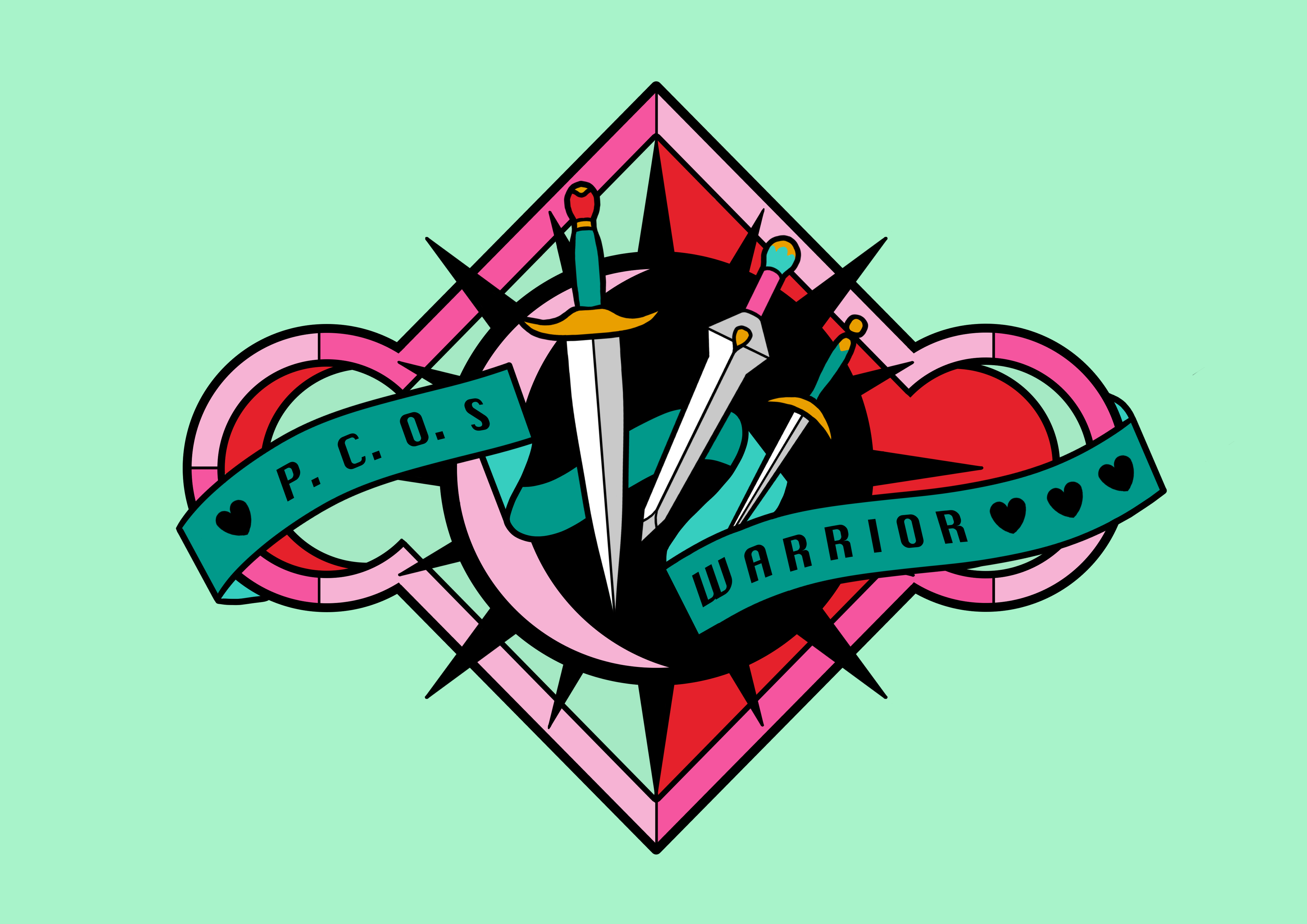 PCOS Warrior print