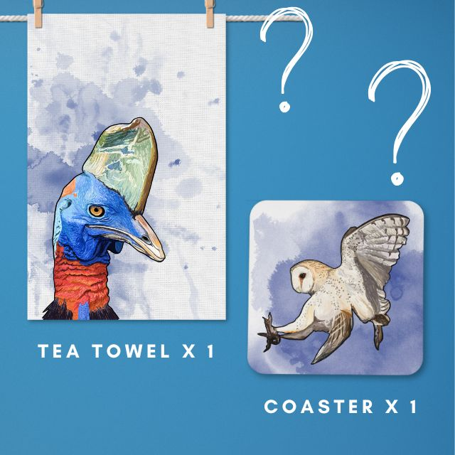 Tea Towel & Coaster