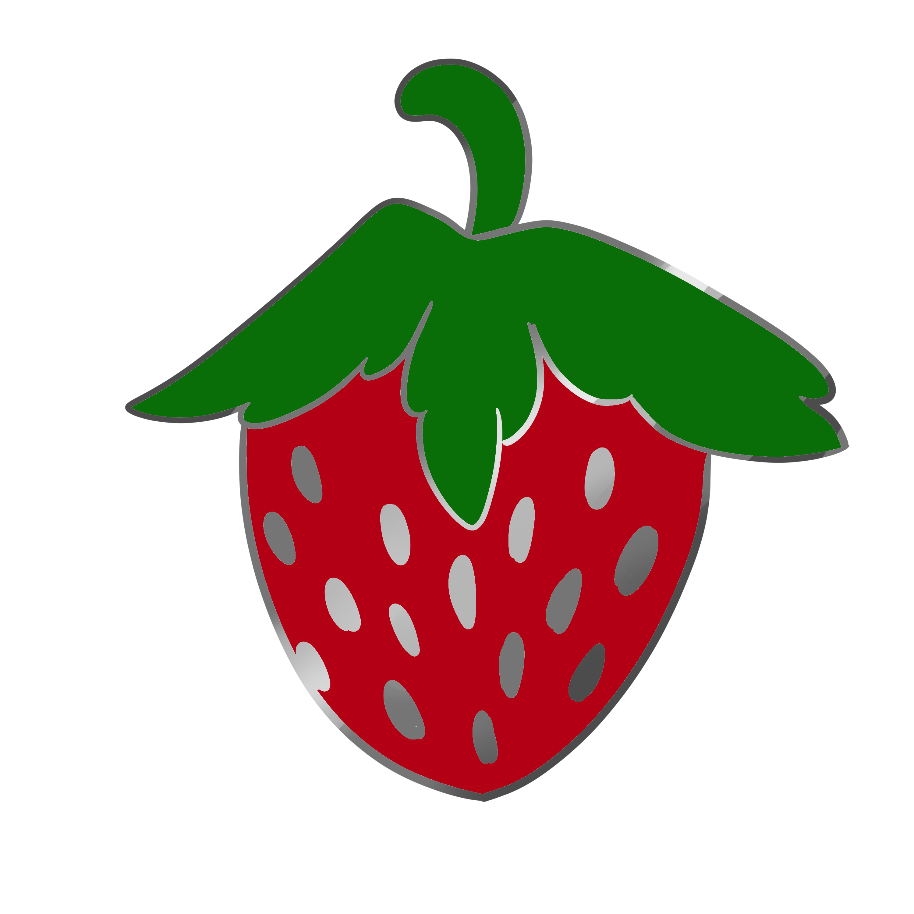 Strawberry mini pin