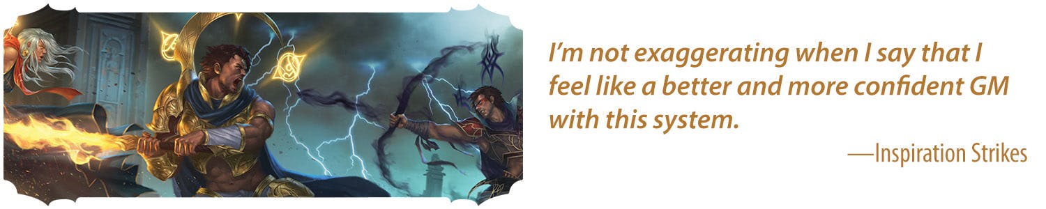 Cypher System inspires you to create something wondrous. -RPGbot.net