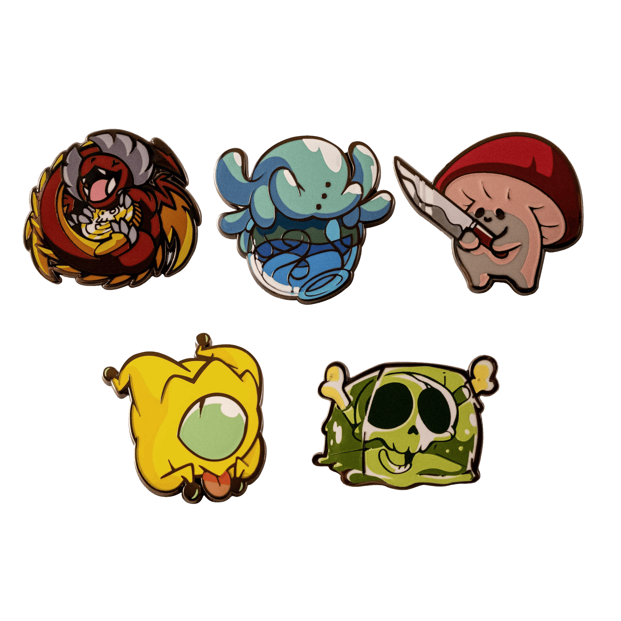 Heliana's Enamel Familiar Pins - Pack 1