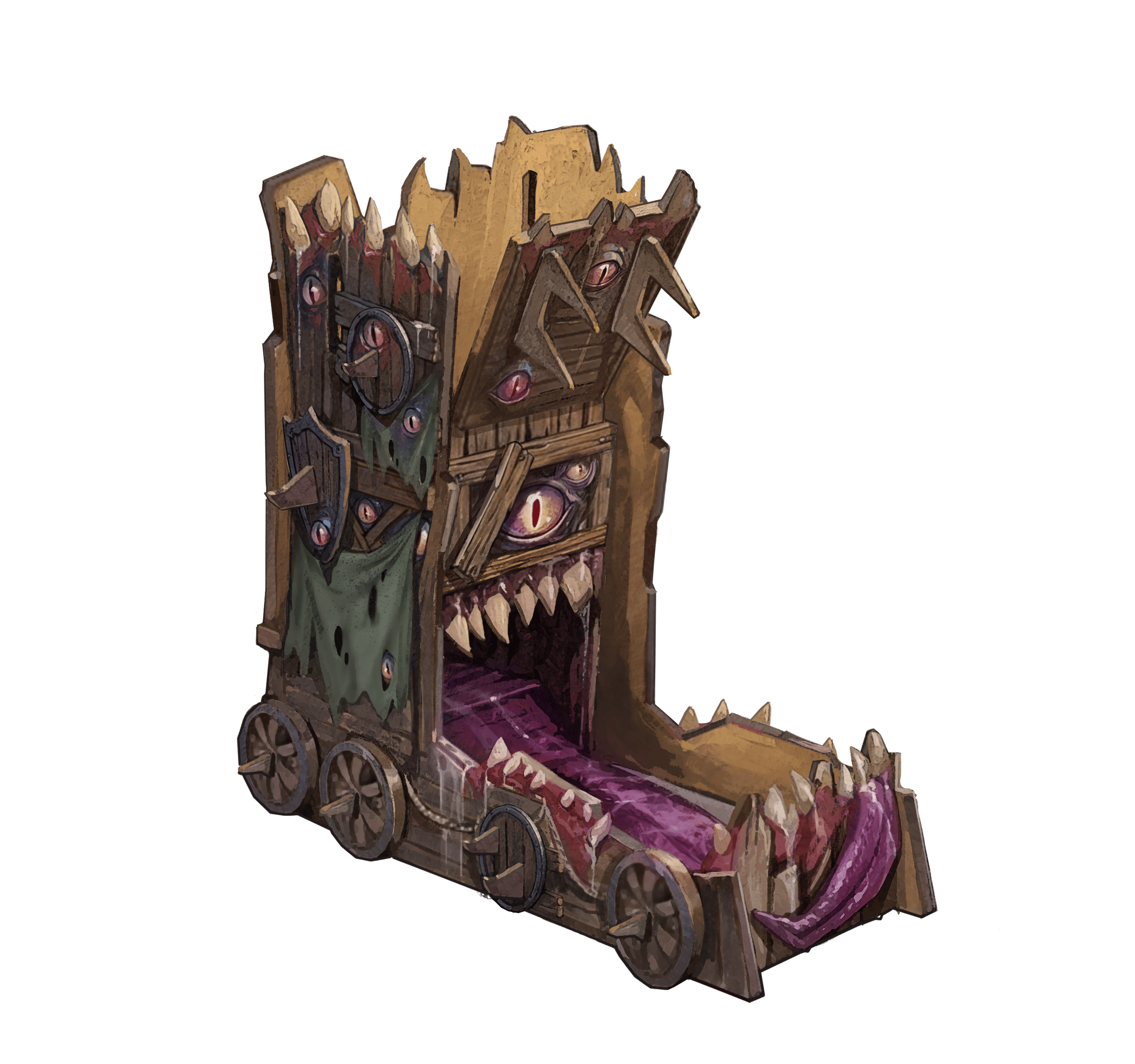 Mimic Siege Engine Dice Tower