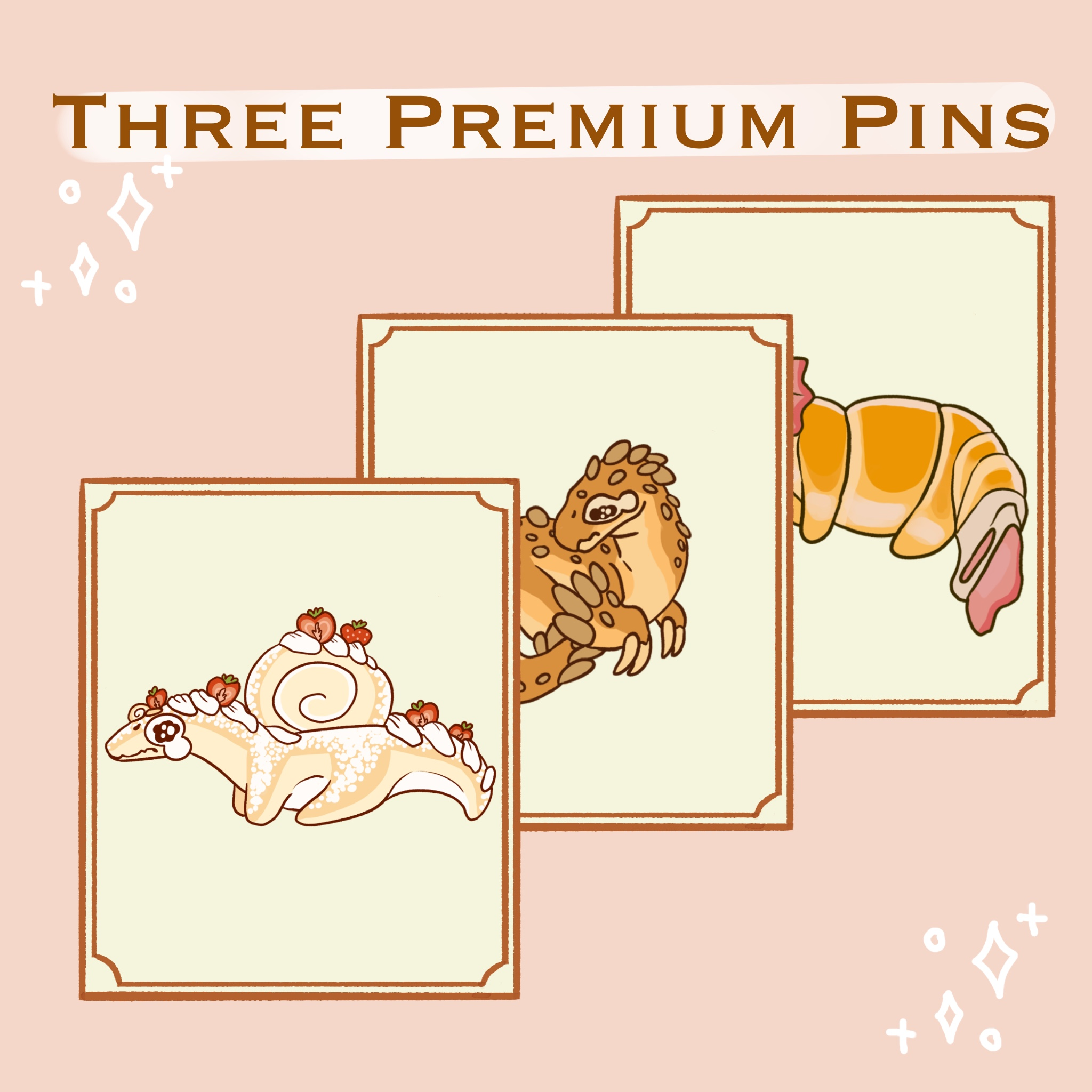 Three Premium Pins