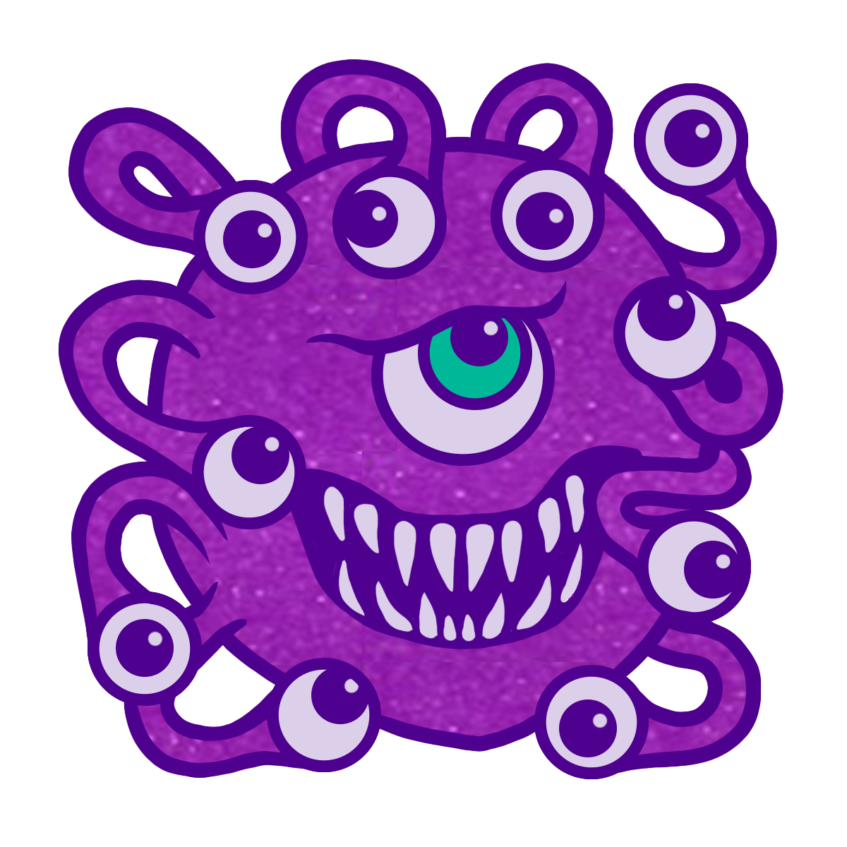 Glitter purple