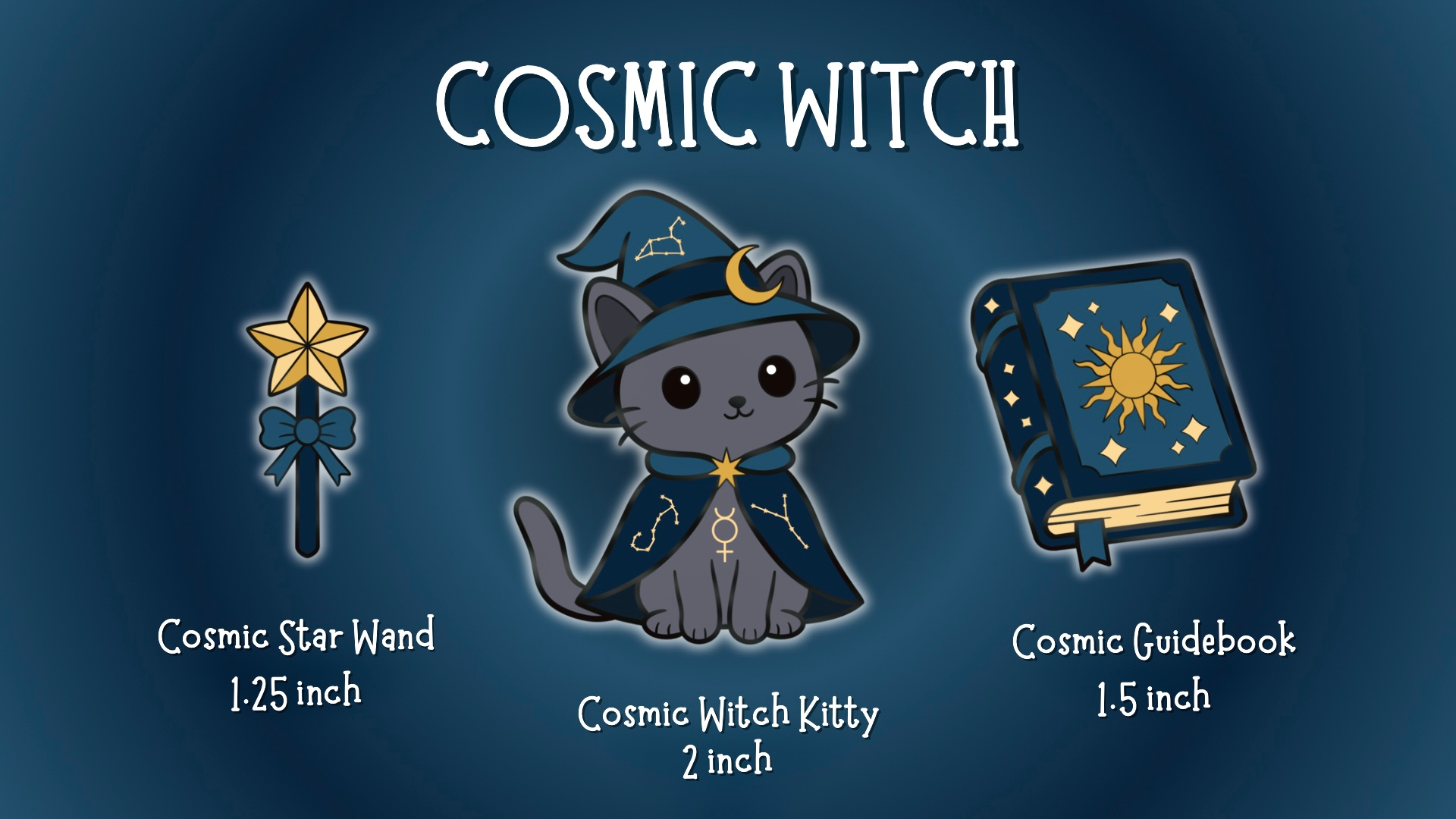 Cosmic Witch Pin Set 