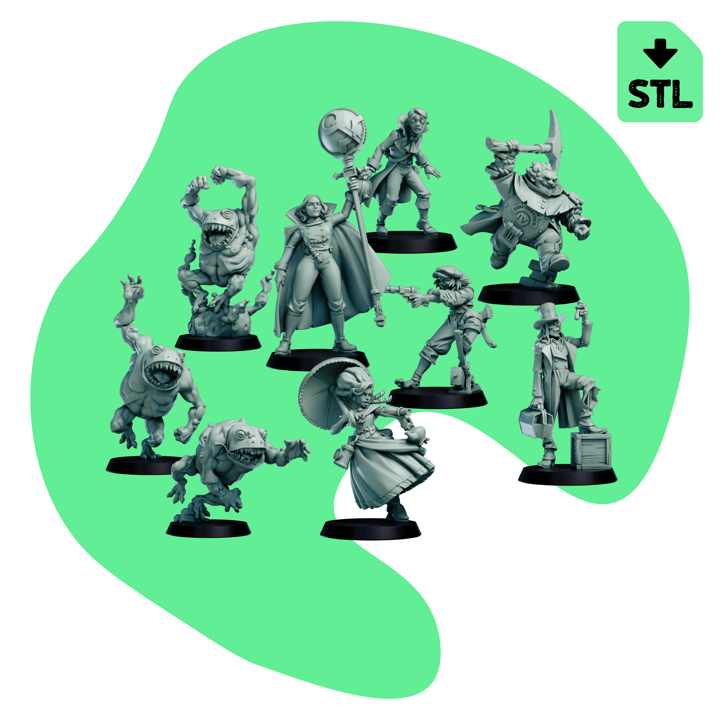 Miniatures Set (STL)