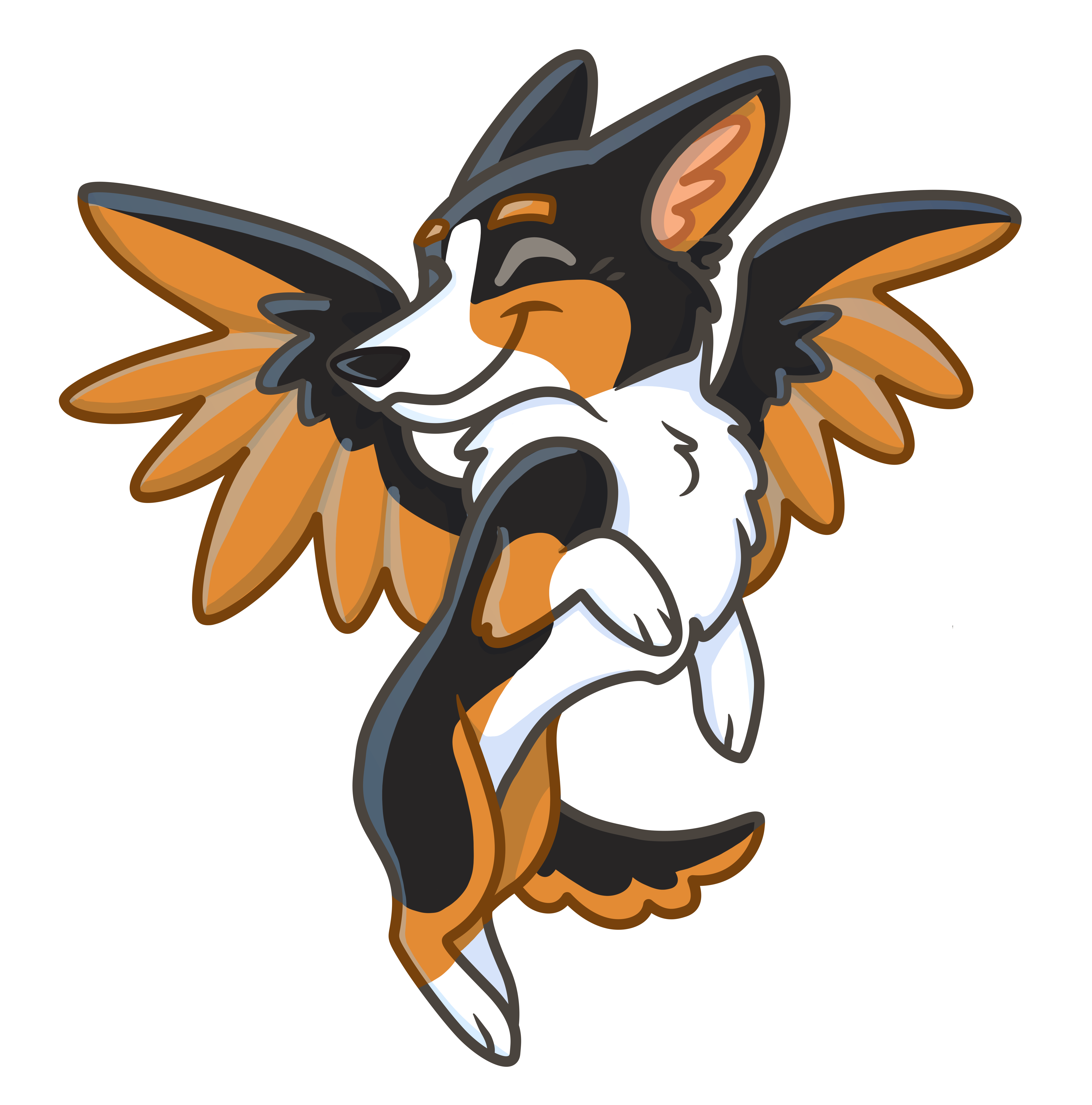 Murphy Winged Sticker