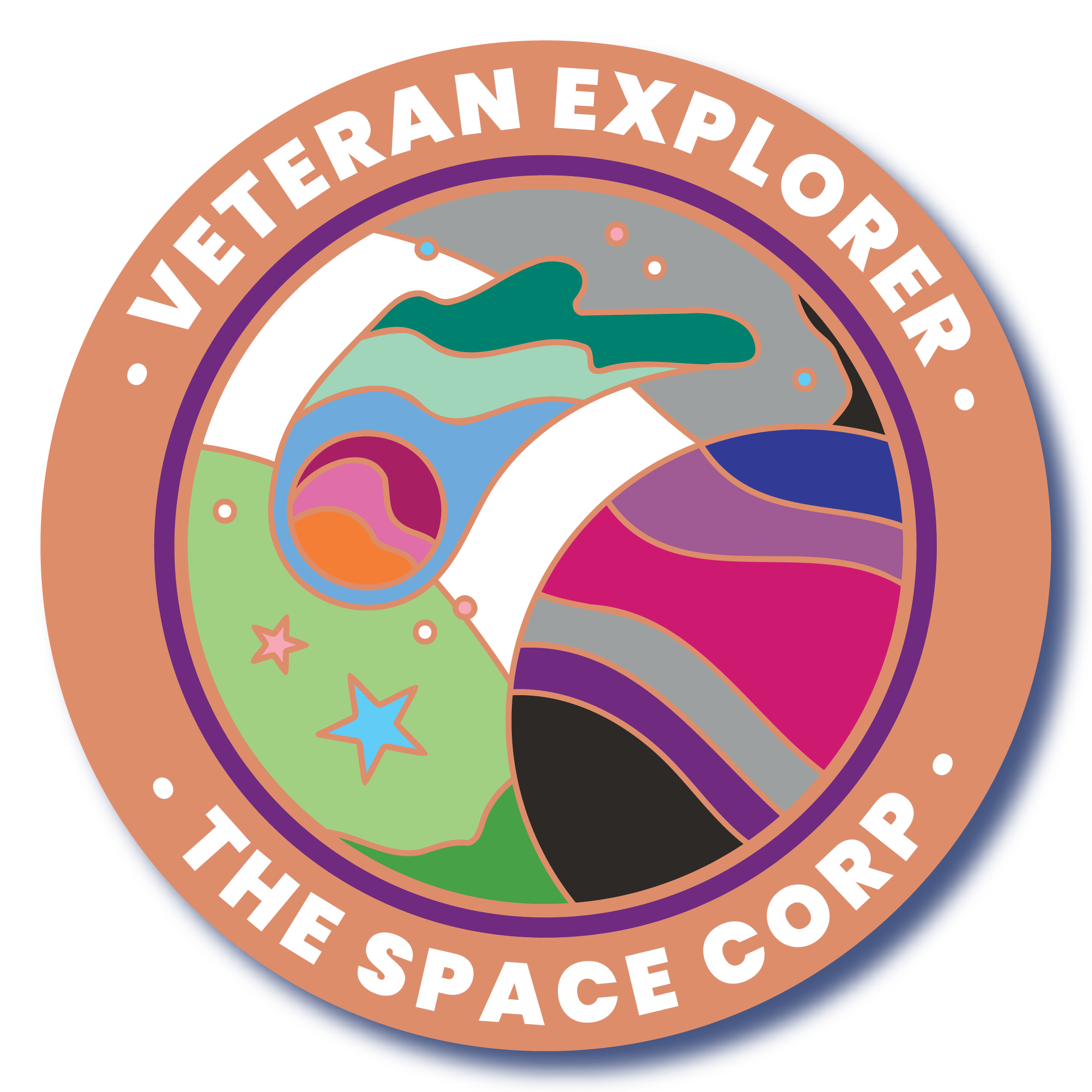 Veteran Explorer Pin