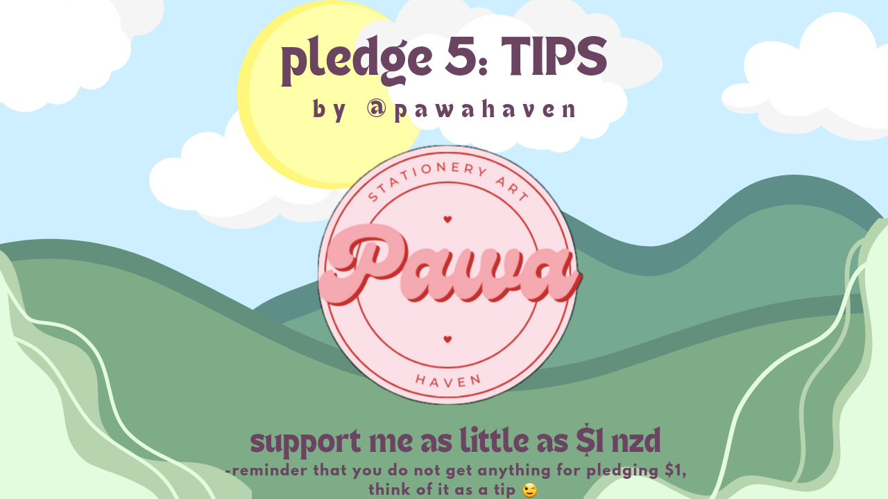 Any support is worth mentioning!