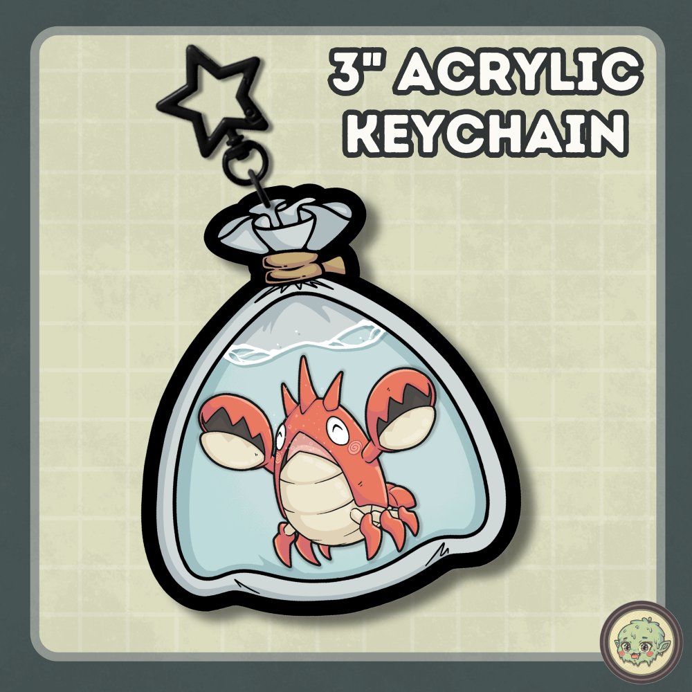 3" Acrylic Keychain