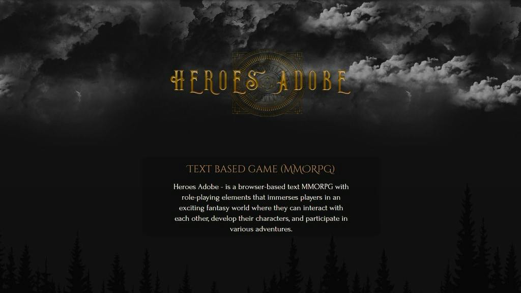 Heroes Adobe - Browser-based text MMORPG