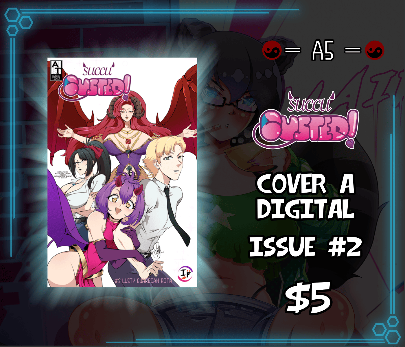 A5 SuccuBUSTED! #2 Cover A Digital Download