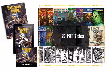 Hastening Doom COMPLETE PLUS 27 Dungeon PDF Collection