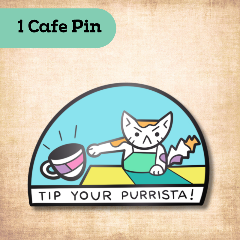 Single Cafe Pin