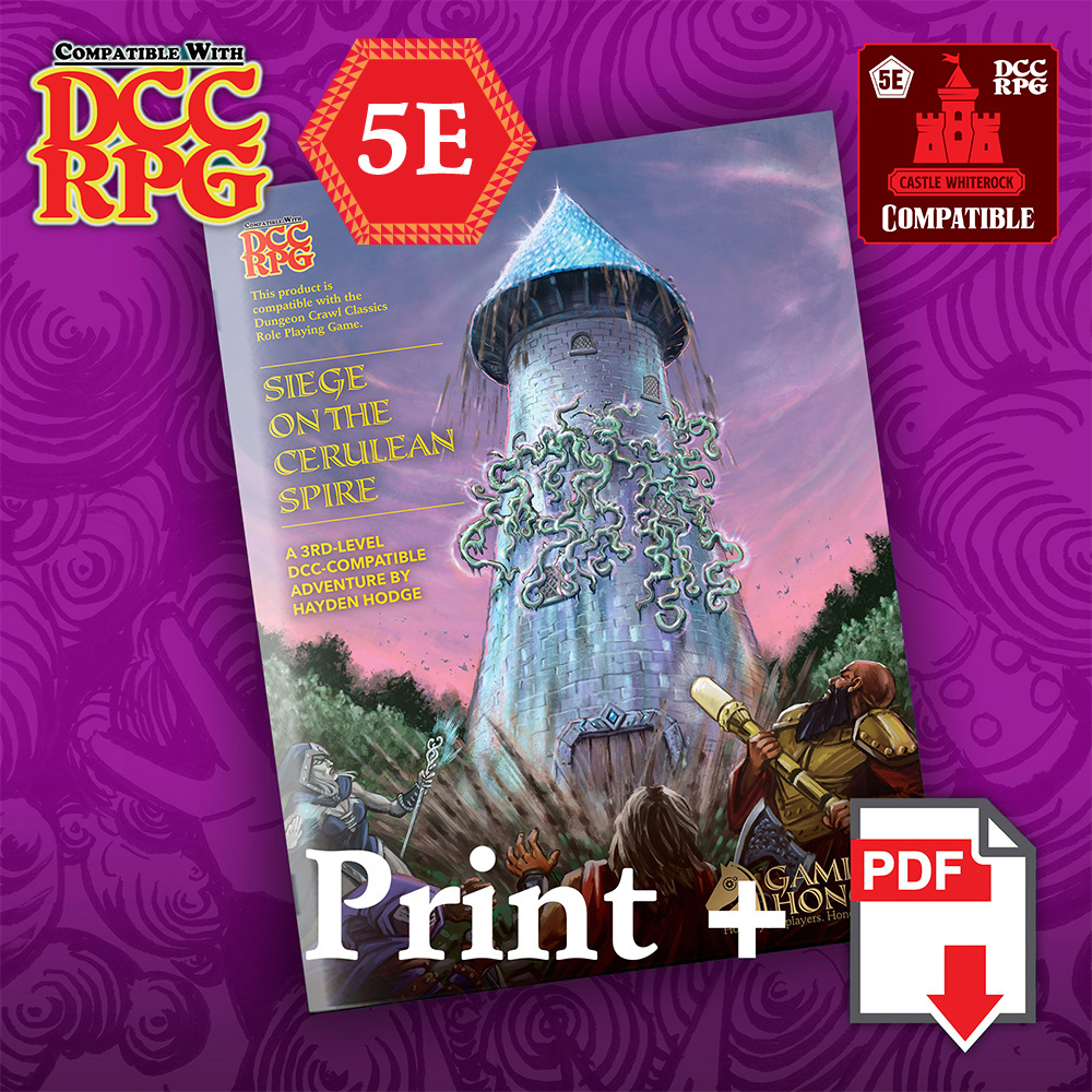 Cornerstone Signatory: (DCC + 5E) Print, PDF, Name in First Printing, and Lost Level Printout!