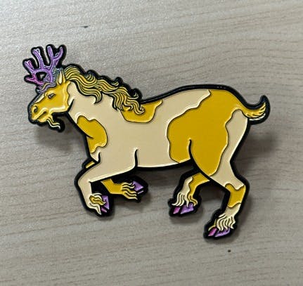 Equicervus pin