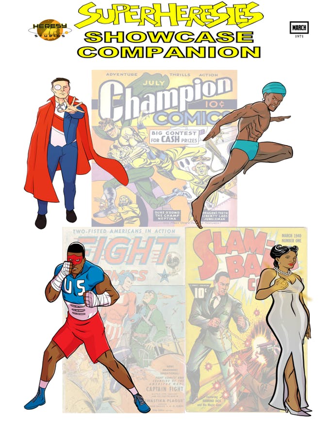 SUPERHERESIES SHOWCASE 1971 COMPANION