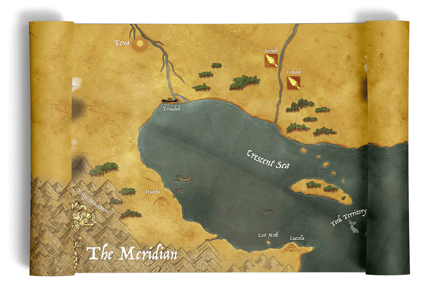 The map of the Meridian
