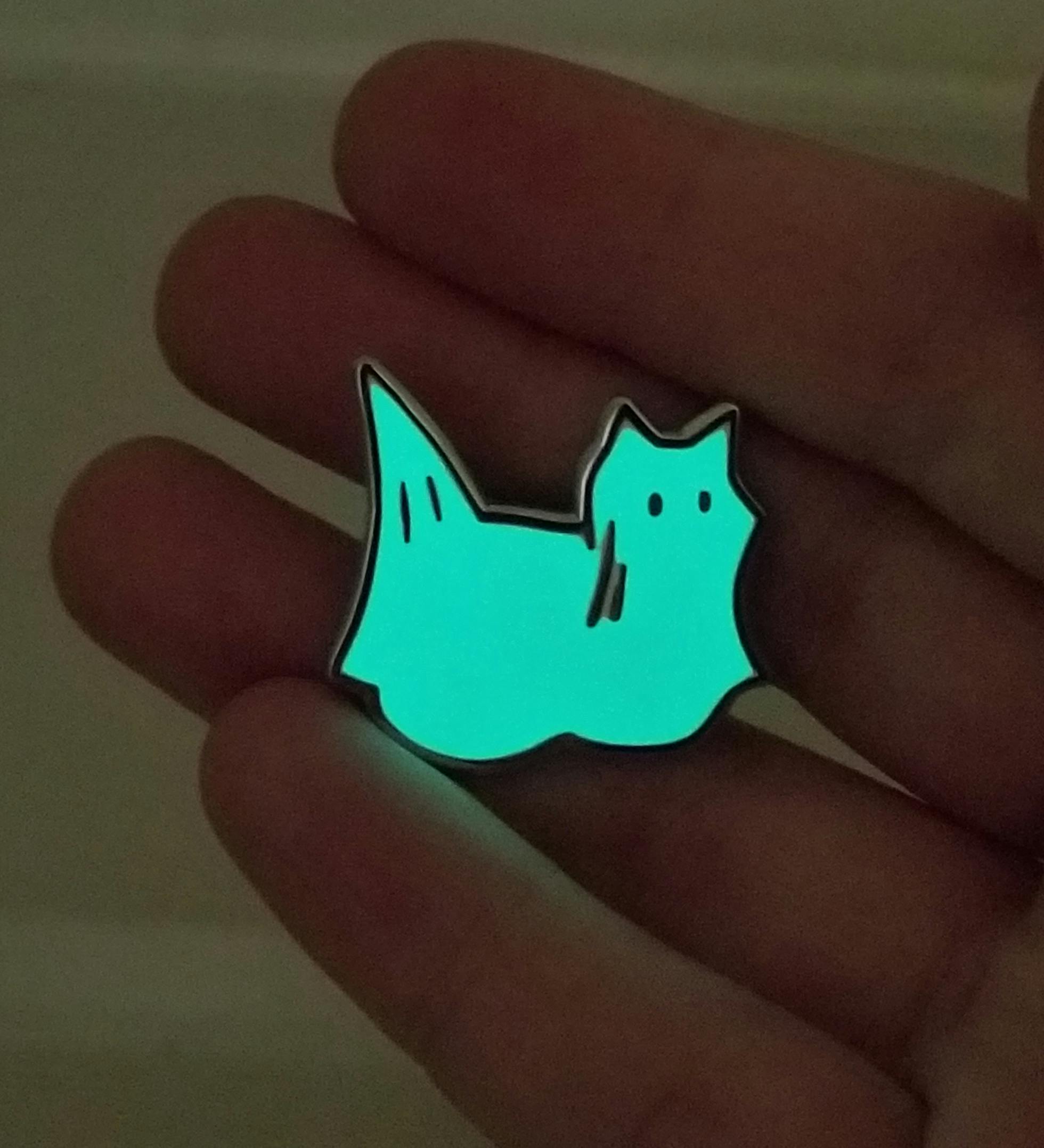 Glow in the Dark Ghost kitty