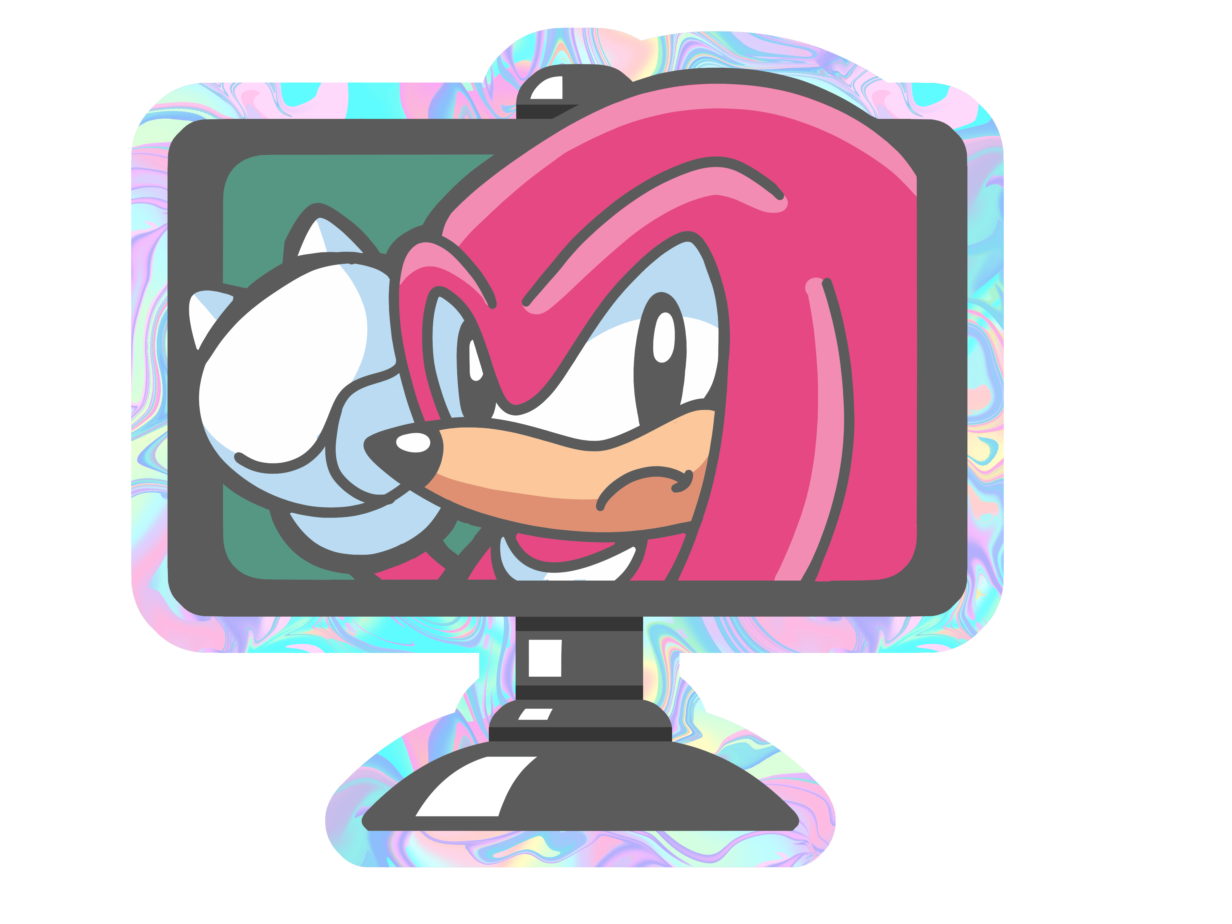 KNUCKLES SIGNPOST STICKER