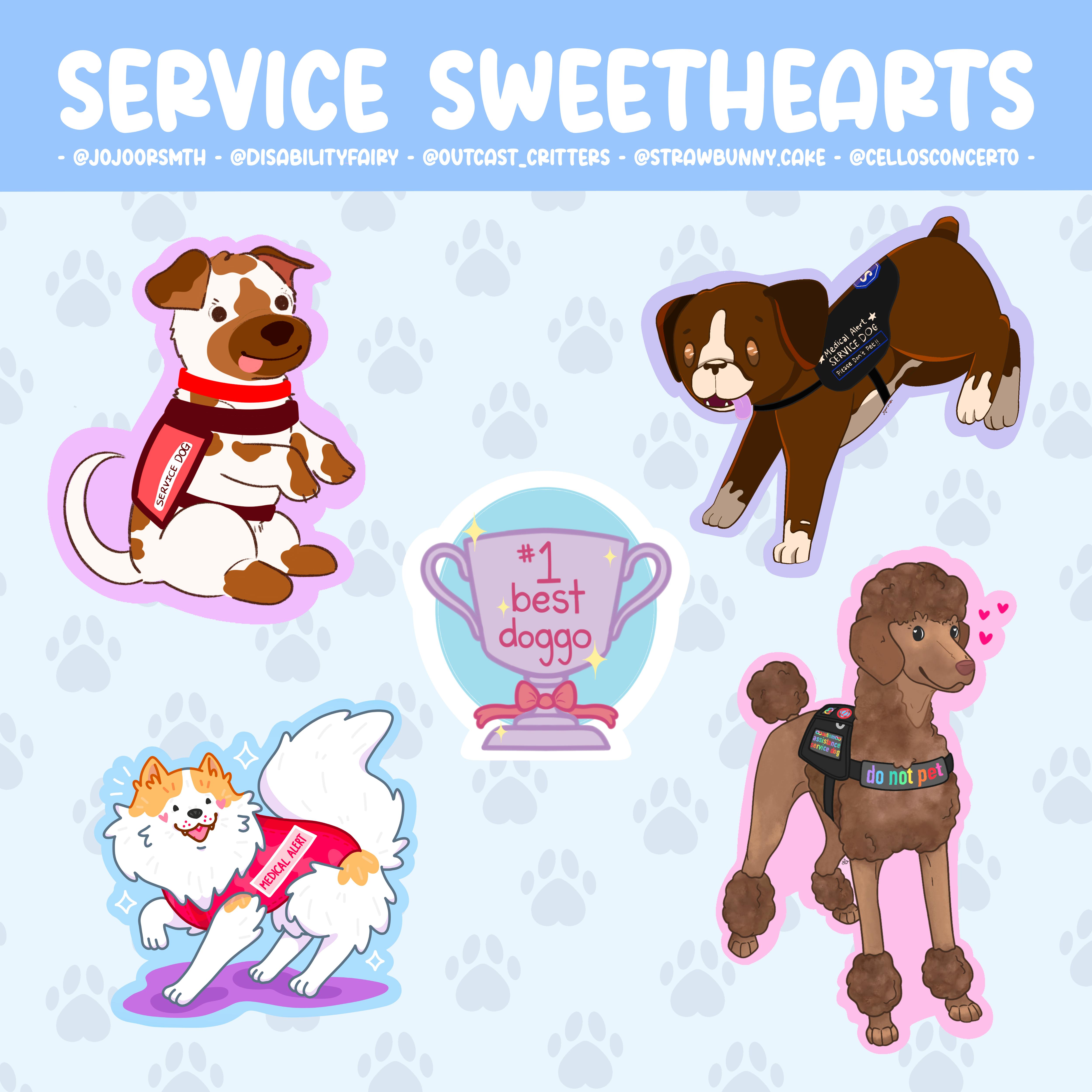 Guest Artist Charity Sticker Sheet